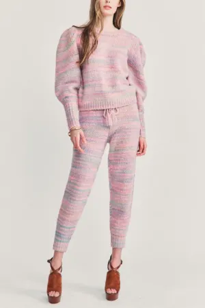 Love Shack Fancy - Olvera Pant in Pink Cloud